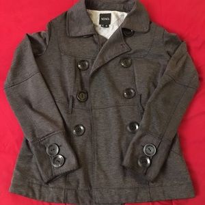 Small Grey Peacoat Jacket